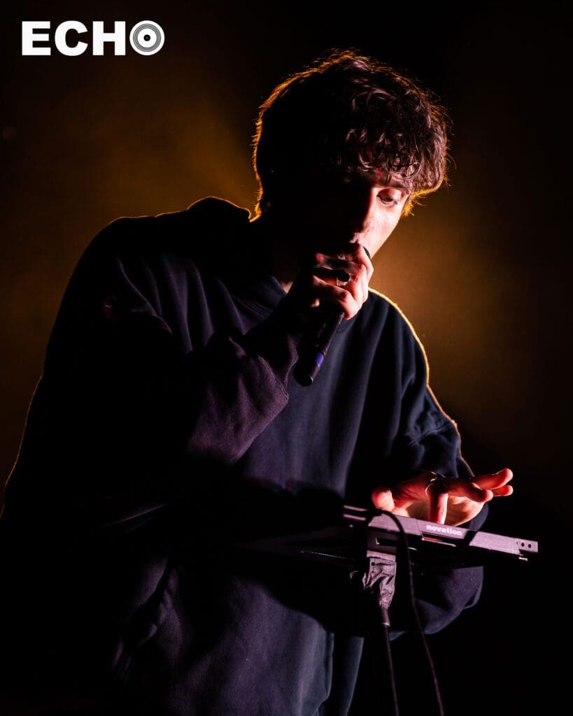 Photo of JVKE performing in Boston.