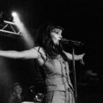 Photo of Lauren Mayberry performing in Boston