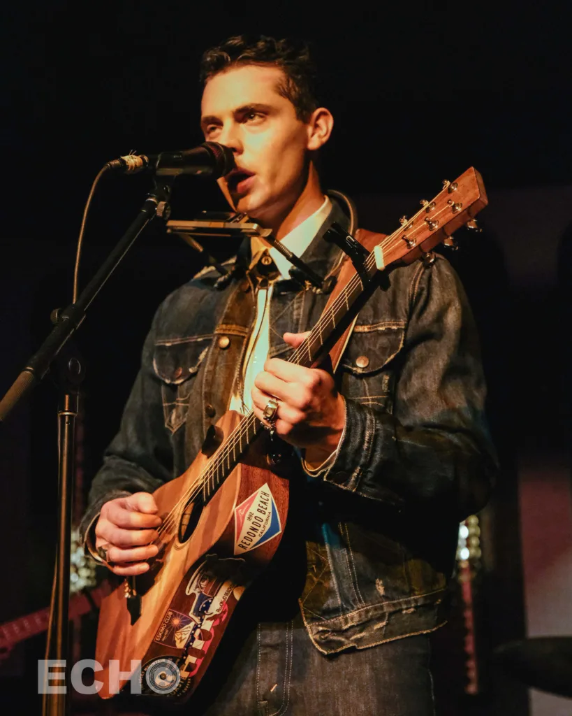 Photo of Gabe James performing at The Peppermint Club