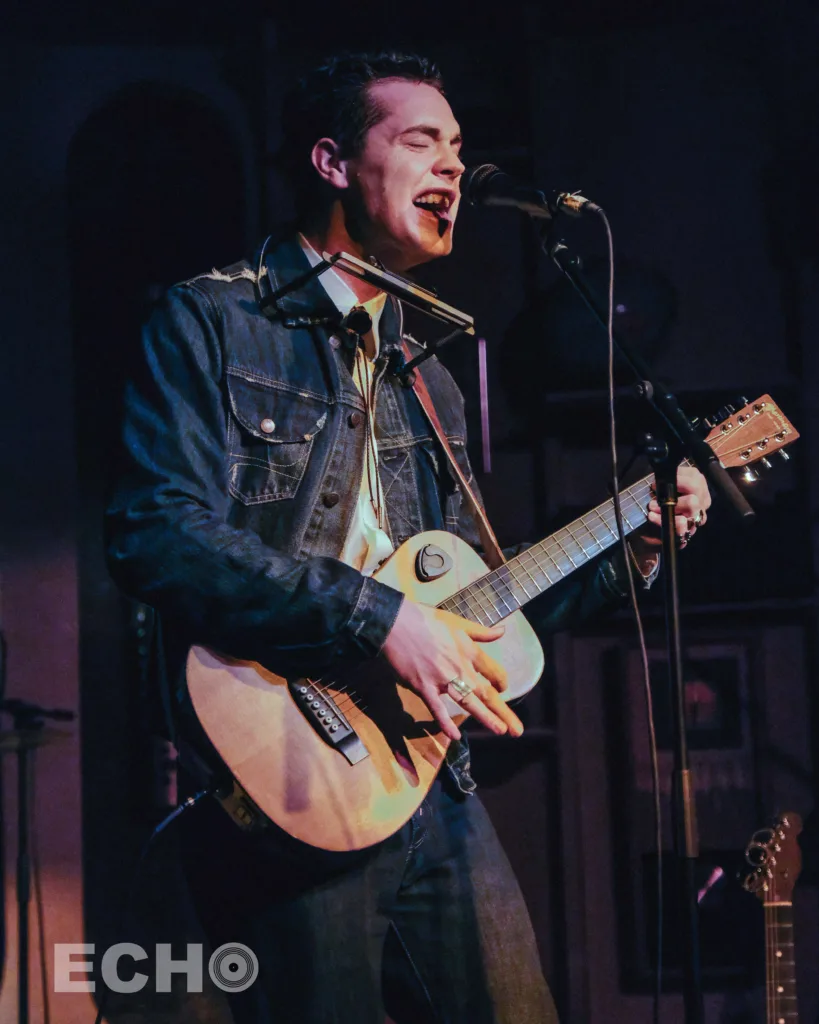 Photo of Gabe James performing at The Peppermint Club