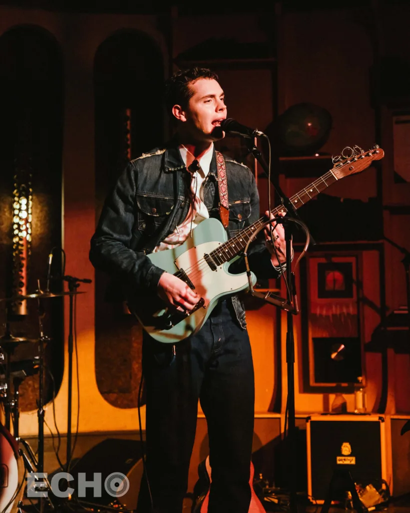 Photo of Gabe James performing at The Peppermint Club