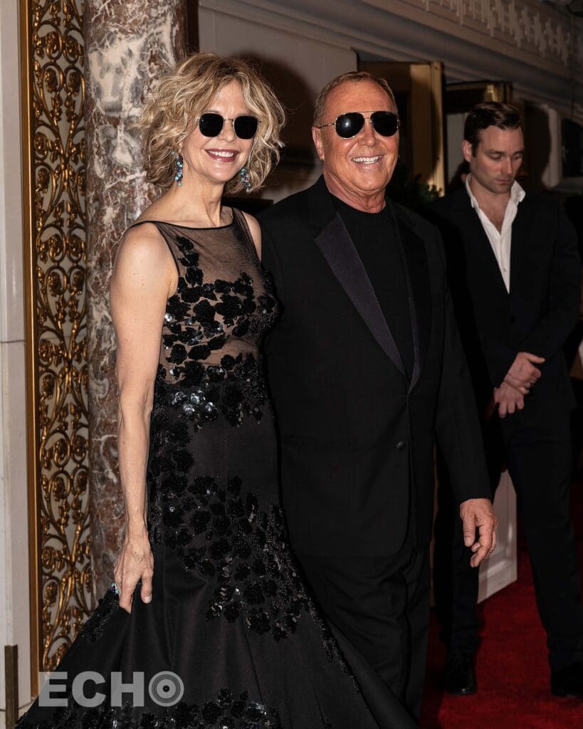 Meg Ryan and Michael Kors depart from The Pierre for The Met Gala