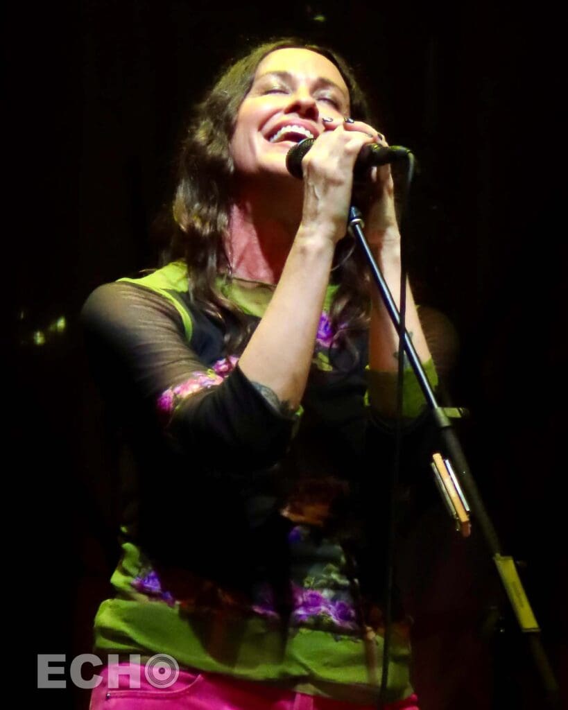 Photo of Alanis Morisette performing in Boston