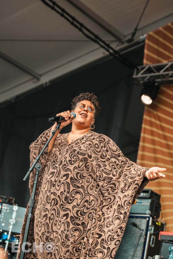 Picture of Brittany Howard performing at Newport Folk Festival