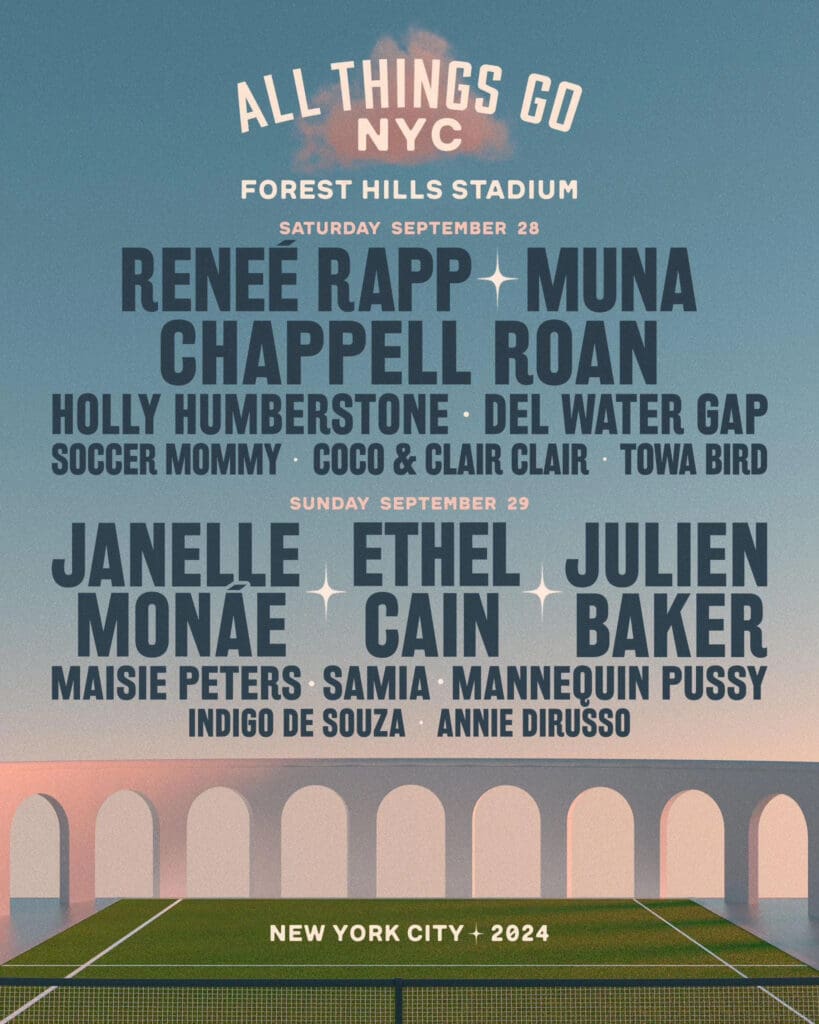 Lineup for All Things Go in NYC