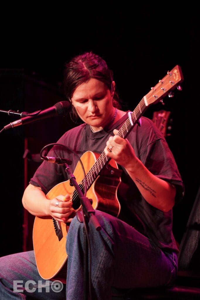 Adrianne Lenker performing in Boston